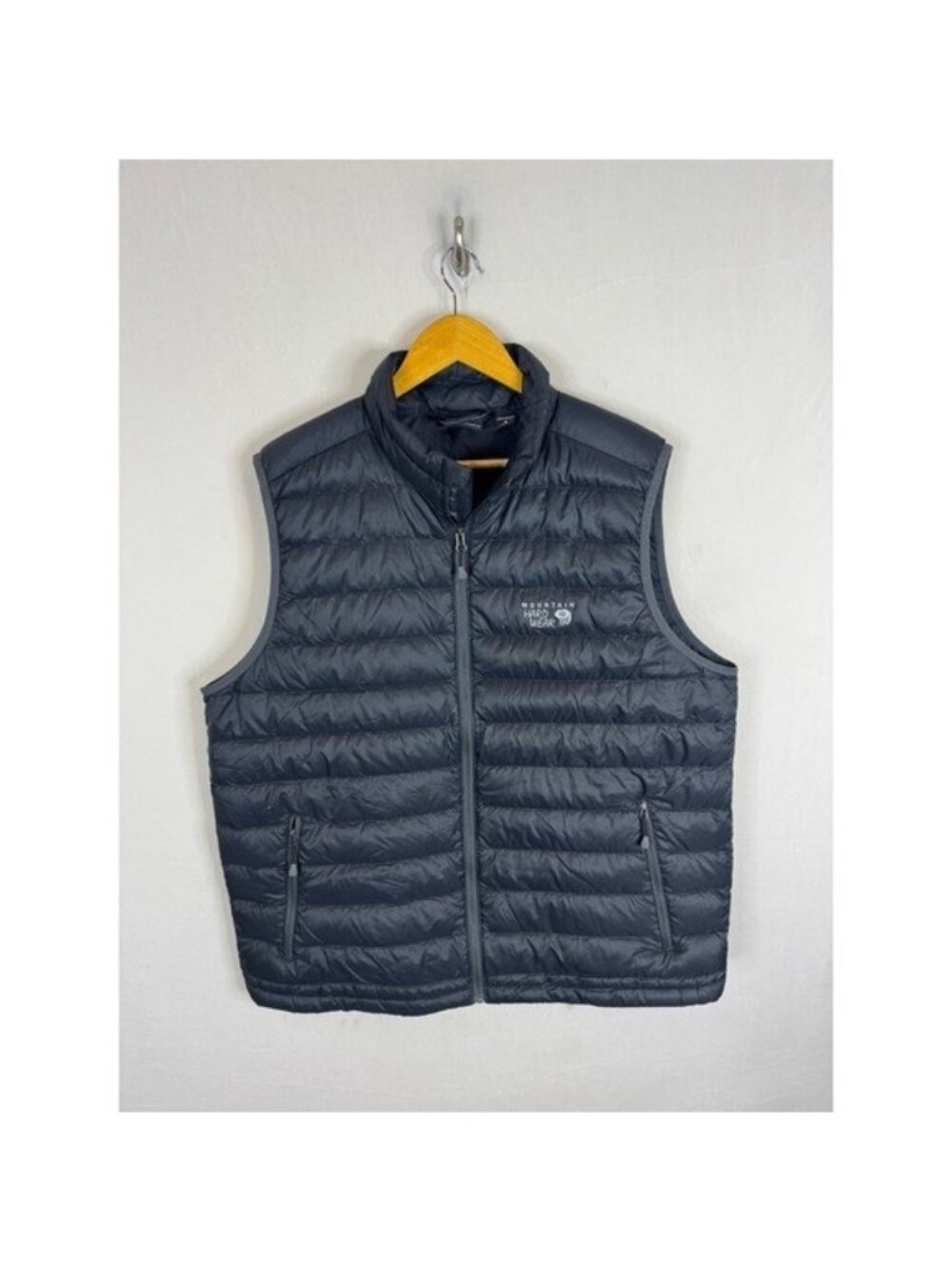Mountain Hardwear 800 Down Vest Mens XL Black OM5718 Puffer